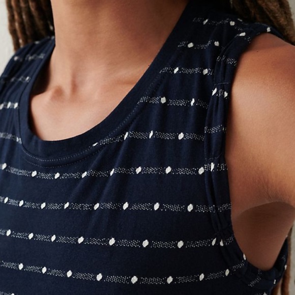 Anthropologie Caryn Black & White Polka Dot Mini Dress - Picture 4 of 12